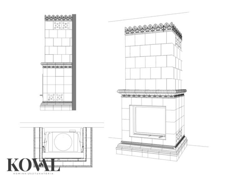 projekt-kominek-kaflowy-klasyczny-zdobiony-torun